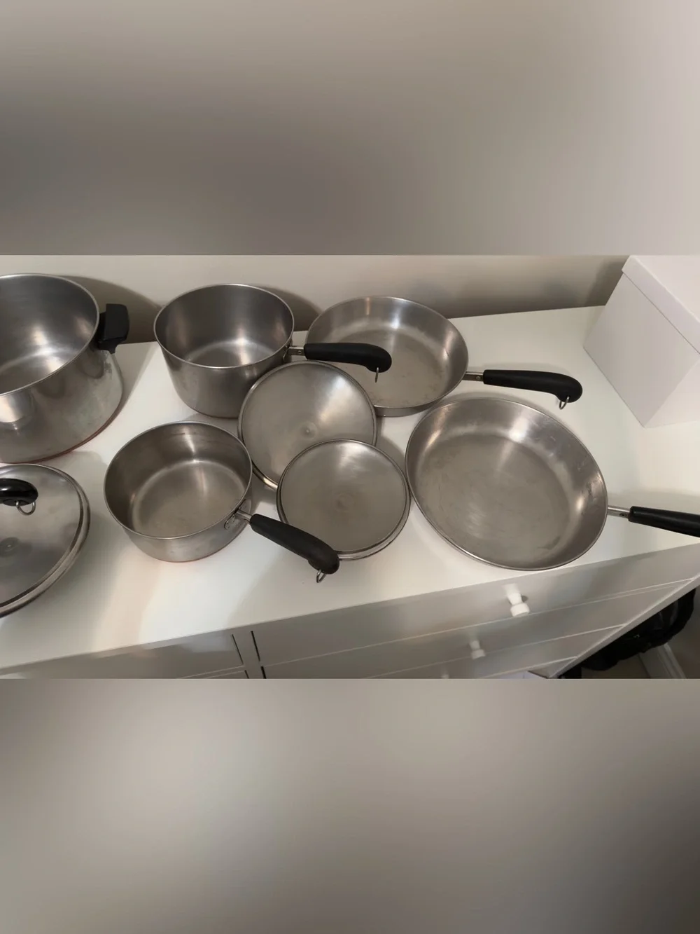 Vintage Revere Ware Stainless Steel set